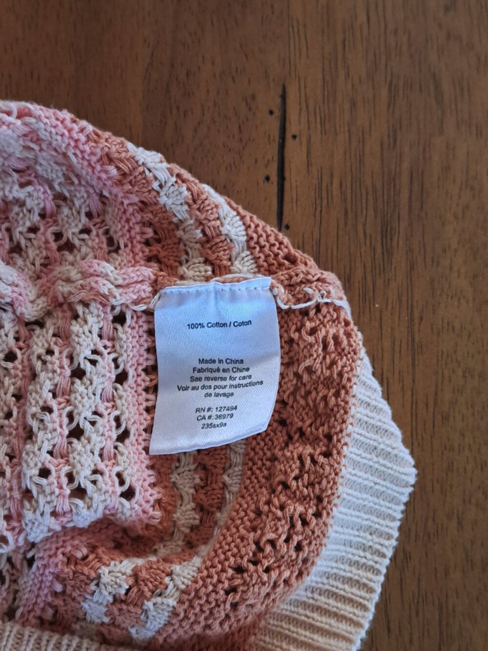 Heartloom The Kenzie Tank Small Crochet, knit Boho, fisherman Cotton Sleeveless - Picture 8 of 9